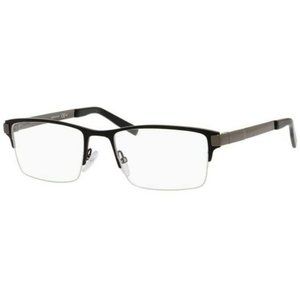 Elasta Men/Women Eyeglasses Frames Made in Italy Half Ruthenium Black 53 19 140